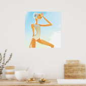 Poster Fille en maillot de bain (Cuisine)