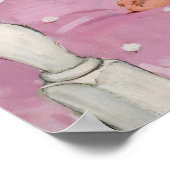 Poster Fille En Noir Négligée Vintage Pin Up (Coin)