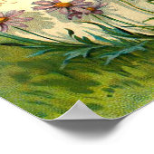 Poster Fille En Oeuf Pâques Vintages (Coin)