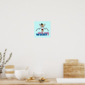 Poster Fille en rouge (Cuisine)