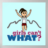 Poster Fille en rouge (Devant)