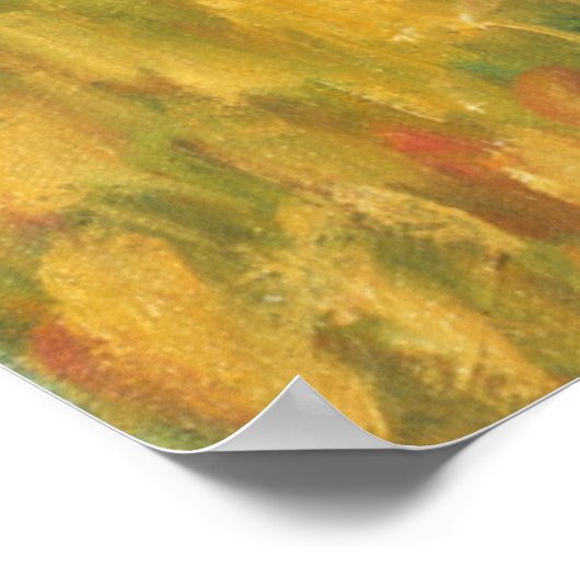 Poster Fille en rouge 1992 (Coin)