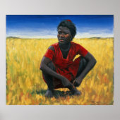 Poster Fille en rouge 1992 (Devant)