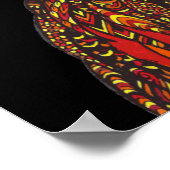 Poster Fille en tenue de feu (Coin)