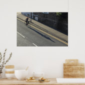 Poster Fille en vélo (Cuisine)