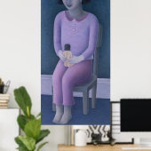 Poster Fille et poupée 2003 (Bureau à domicile)