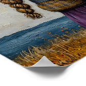 Poster Fille étreignant un pommier (Coin)