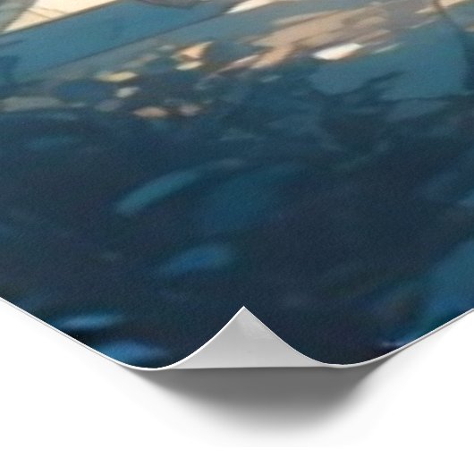 Poster Fille flottante (Coin)