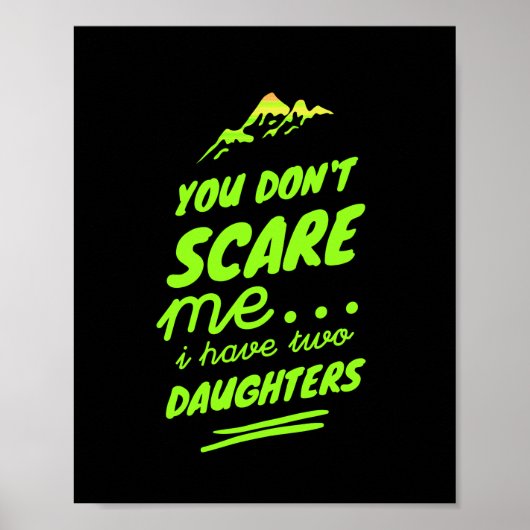 Poster Fille Funny mère cadeau de jour pour mère sa mère (Devant)