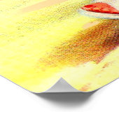 Poster Fille glamour des années 1940 (Coin)