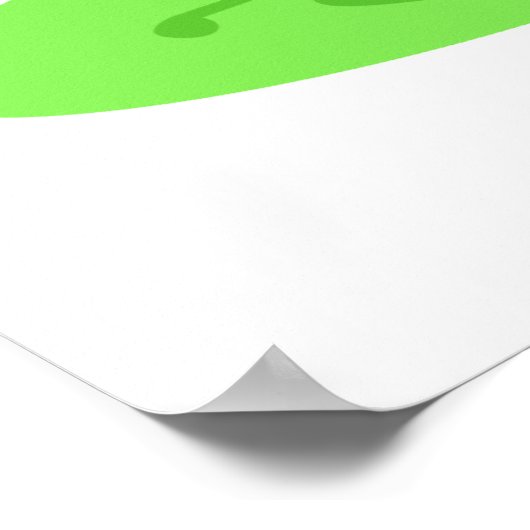 Poster fille golfeuse (Coin)