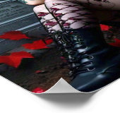 Poster Fille gothique (Coin)