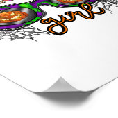 Poster Fille Halloween (Coin)