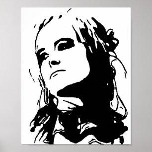 Poster Fille inamuse