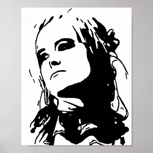 Poster Fille inamuse (Devant)
