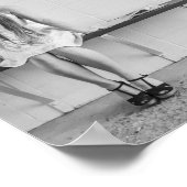 Poster Fille inquiète (Coin)