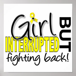 Poster Fille Interrompue 2 Endometriose