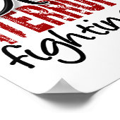 Poster Fille Interrompue 2 Myélome multiple (Coin)