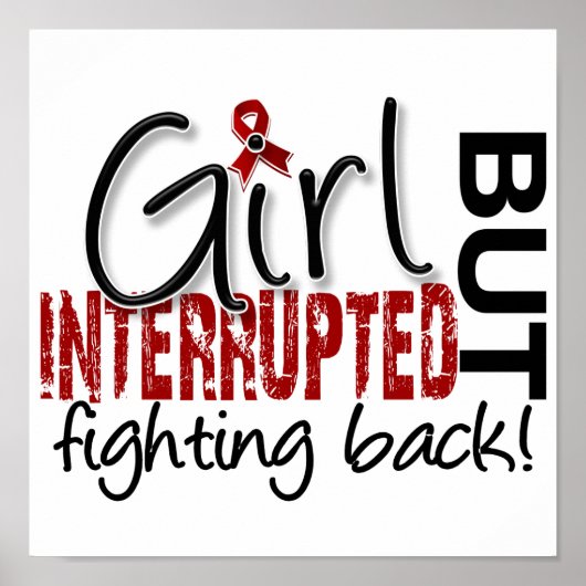 Poster Fille Interrompue 2 Myélome multiple (Devant)