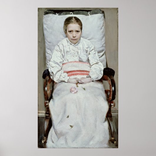 Poster Fille malade (Devant)