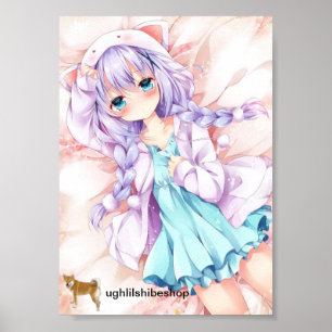 Poster fille mignonne