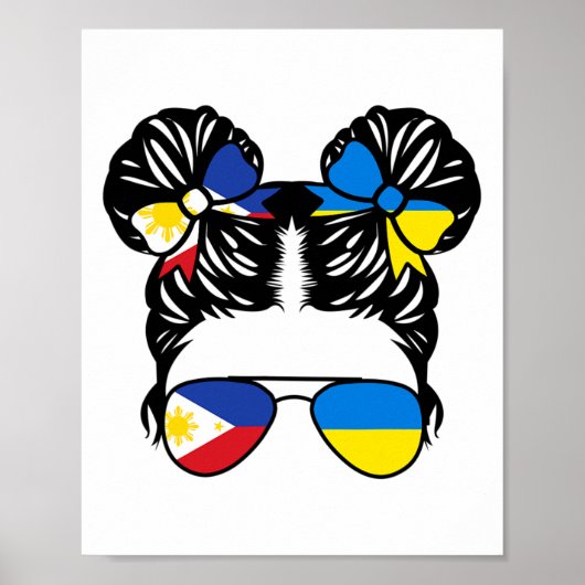 Poster Fille moitié philippine moitié ukrainienne Philipp (Devant)