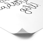 Poster Fille Obstinée à tête forte Jane Austen citation (Coin)