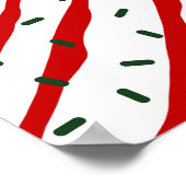 Poster Fille Patinage sur glace Sprinkel Personnalisé (Coin)