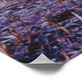 Poster Fille Pinup Classique Sur Une Moto (Coin)