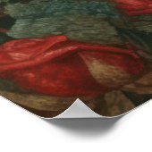 Poster Fille portant des lunettes et de l'art Rose (Coin)