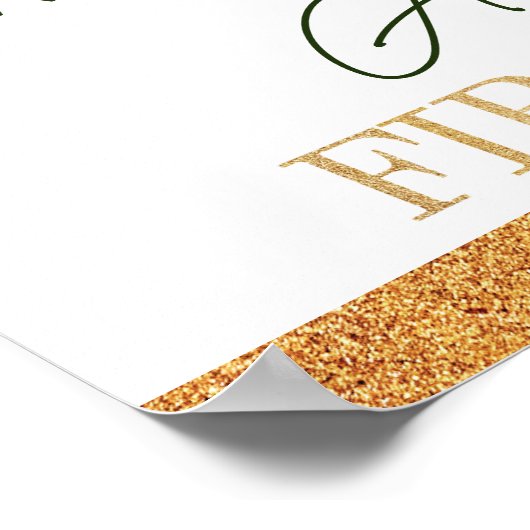 Poster Fille premier anniversaire St Patrick's Day Person (Coin)