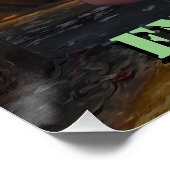 Poster Fille qui aime la fumée (Coin)