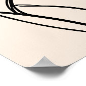 Poster Fille réfléchie - Art en ligne (Coin)