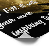 Poster Fille regardant la lune (Coin)