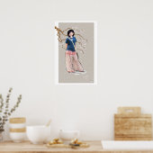 Poster Fille Sakura (Cuisine)