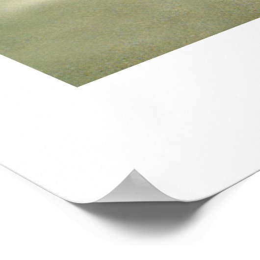 Poster Fille ski (Coin)