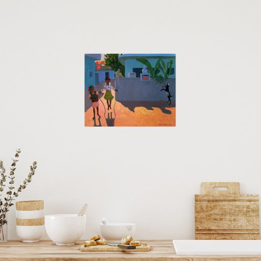 Poster Fille Skipping 1995 (Cuisine)