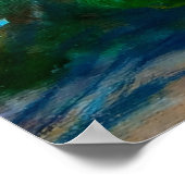 Poster Fille sur la plage (Coin)