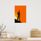 Poster Fille surfeuse (Cuisine)