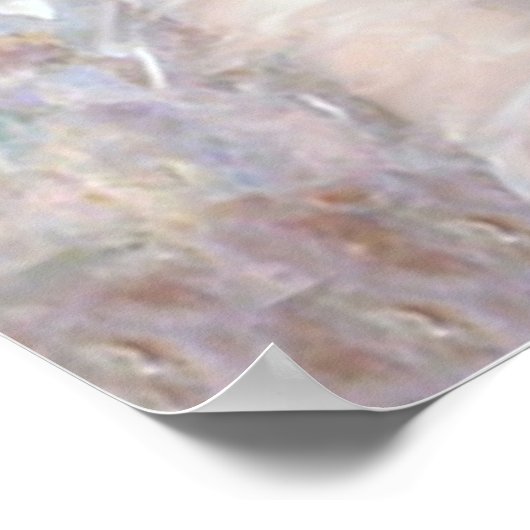 Poster Fille tenant un nid (Coin)