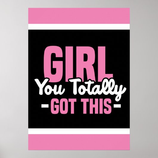 Poster Fille, Tu As Tout Compris (Devant)