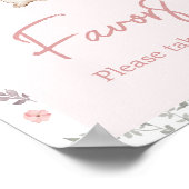 Poster Fille Un Baby shower De Lapin Faveurs (Coin)