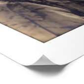 Poster fille victorienne, profil, ton sépia (Coin)