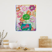 Poster Fille volante (Cuisine)