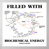 Poster Filled with Biochemical Energy (Krebs Cycle) (Devant)