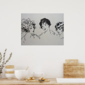 Poster Filles (Cuisine)