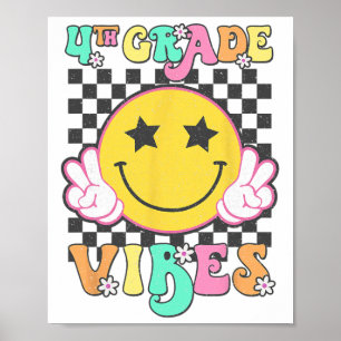 Poster Filles 4e année Vibes Sourire visage Byck à l'écol