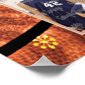 Poster filles ajouter votre photo d'équipe de basket (Coin)