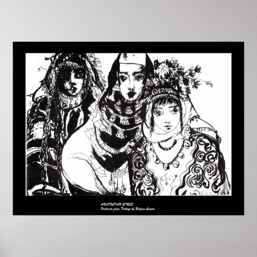 POSTER FILLES ANATOLIENNES (Devant)