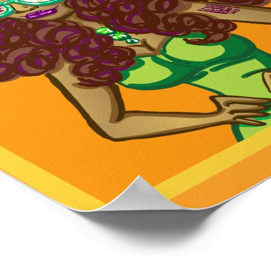 Poster Filles avec lunettes (Coin)